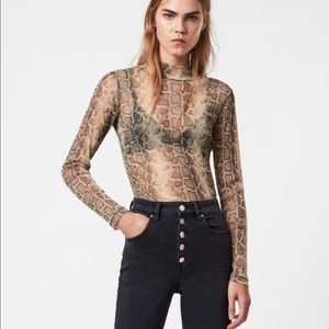Allsaints Francesco Snake Top